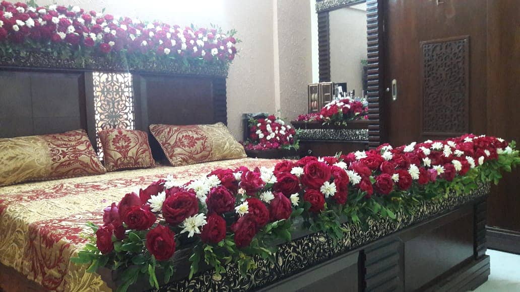 Nikkah decoration/barat decor/mehndi decor/event decoration/car decor 16