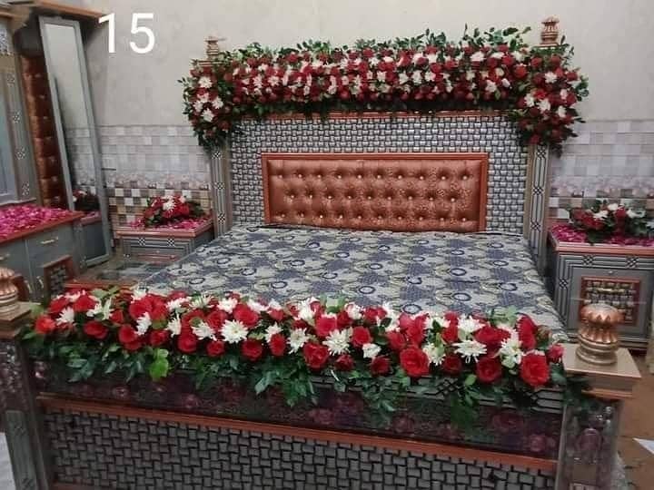 Nikkah decoration/barat decor/mehndi decor/event decoration/car decor 18