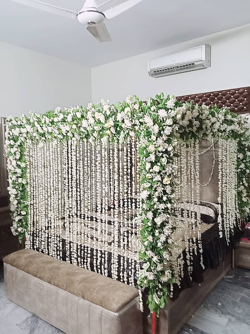 Nikkah decoration/barat decor/mehndi decor/event decoration/car decor 19