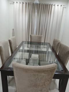 Dinning table with 6 chairs