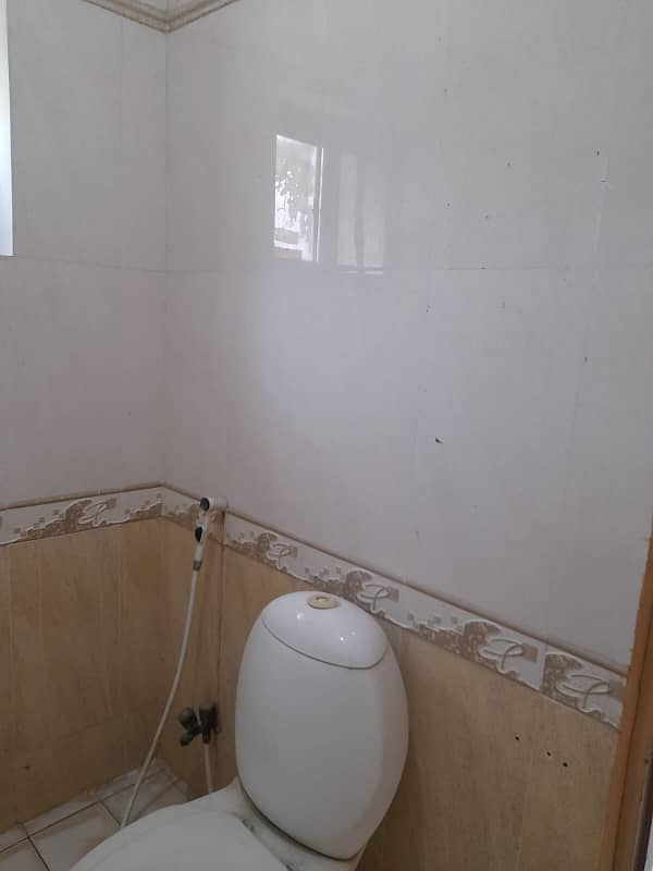 to bedroom attach washroom 10 Marla per portion for rent demand 90000 at Prime location 7 quarter attach washroom rooftop terrace car parking guess and electricity 9