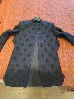 Sherwani with Inner Kurta , Trouser , and Sherwani cloth crafted shoes