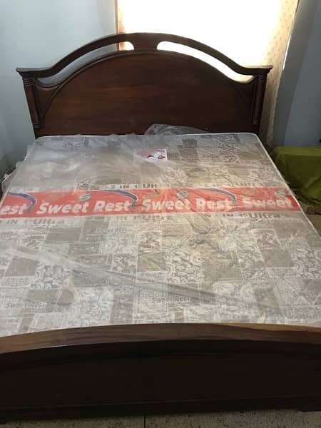 Double Bed with New Matress Excellent Condition - 8/10 1