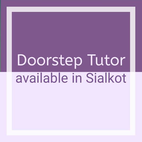 Doorstep home tutor 0