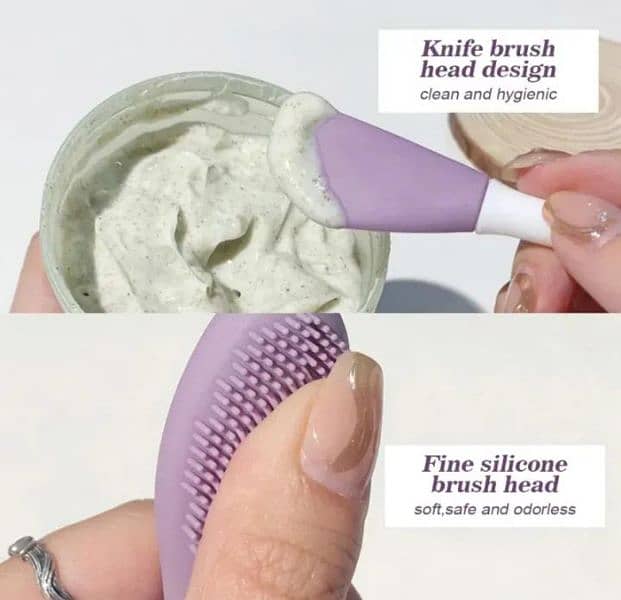 Face Cleaner Brush l 2 PC's l Free Delivery l 0323-4536375 4