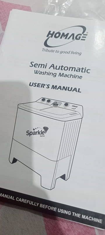 Homage semi automatic washing machine twin tub 5