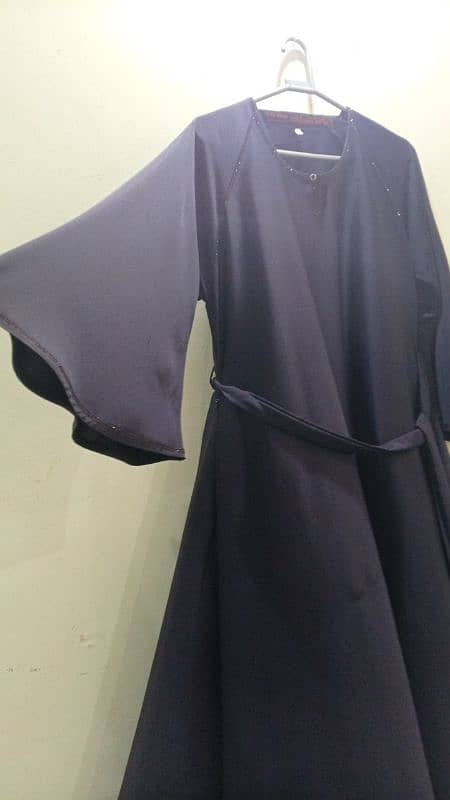 Abaya royal dark purple 2