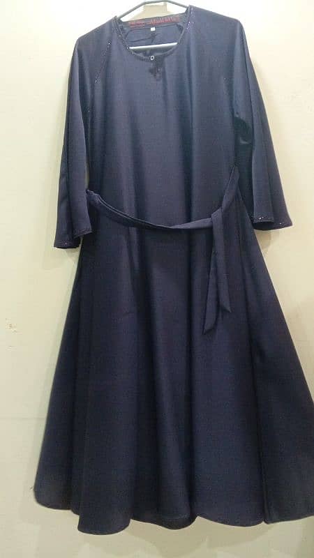 Abaya royal dark purple 3