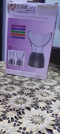 2 in 1 facial steamer and steam inhaler