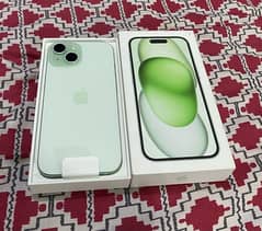 IPHONE 15 sim locked (JV)  128gb  green color