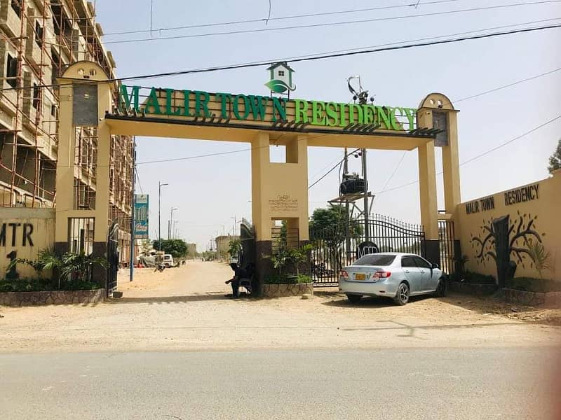 Malir Town Residency phase 1 80 sq yards plot for sale 0