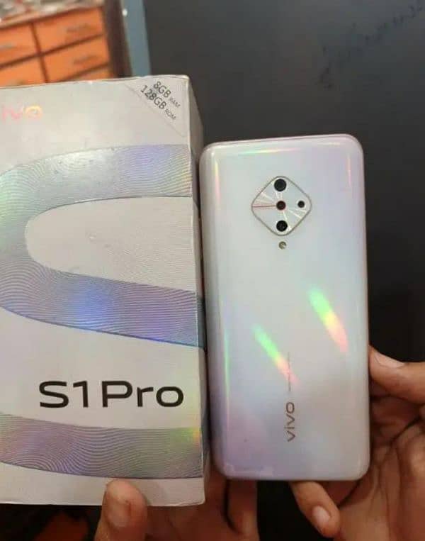 vivo s1pro 8/128 complete box urgent sale connect  wtp no 0327=2632742 0