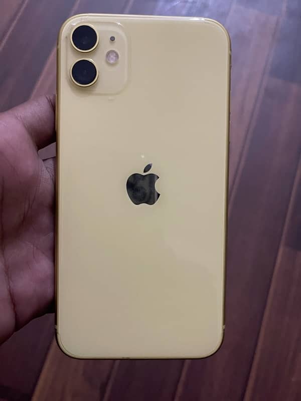 Iphone 11 Yellow Colour With Box 64 Gb Non Pta (jv) Waterpack 1