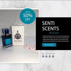 SENTI SCENTS LAUNCH NEW FRAGRANCE BLUE SEA UPTO 50% OFF