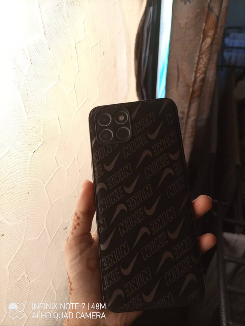 Infinix S6. works smoothly 9/10, battery condition 9/10,used for 1yr 2