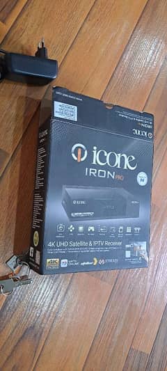 icon iron pro Android 4K dish receiver