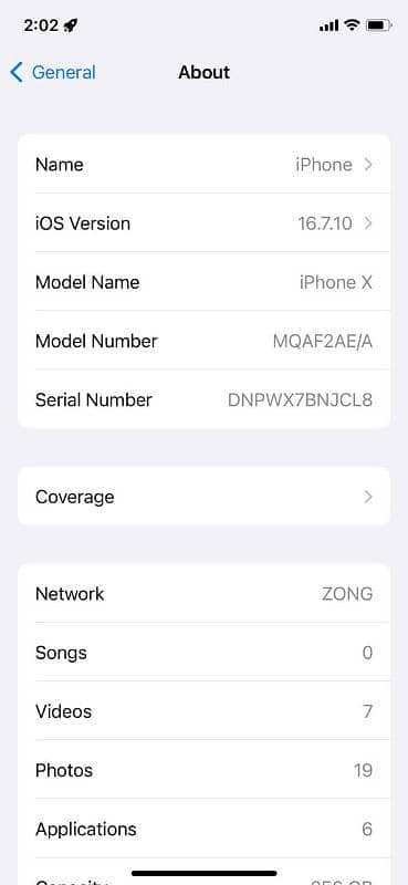 iphone x pta approved 256 gb memory only front camera not working 1