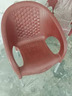 Plastic chairs of 6 pieces for sale