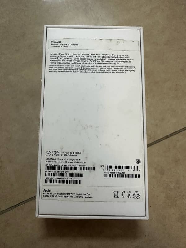 Two Brand New Iphone SE In Box With Original Accessories 7