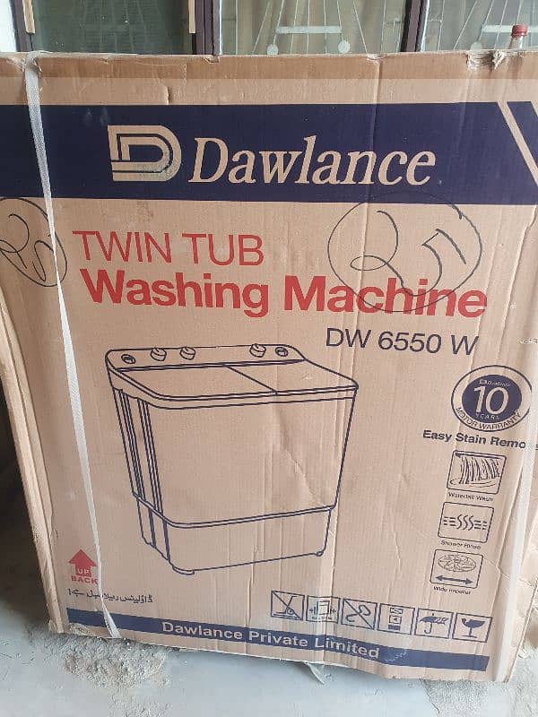 Dawlance washing machine brand new 0