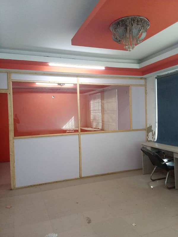 Ground floor office for rent 1800sqft in shahar e Faisal 5