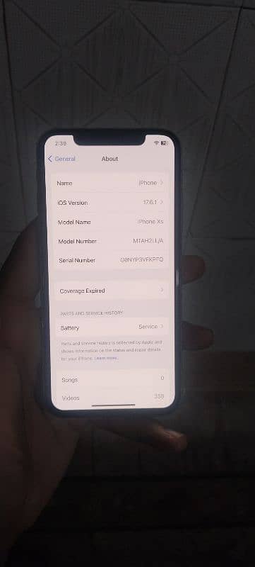 iphone xs white colour 64 gb 6