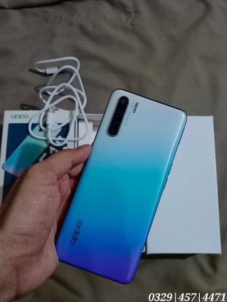 Oppo F15 256+8GB box Charger sath ha with lush Condition 0