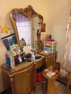 bed and dressing table for sale