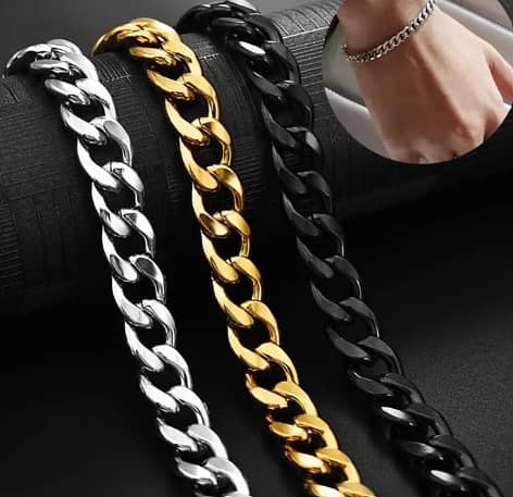 Black/silver/golden chain for boys 1