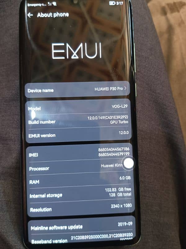 Mobile for sale Huawei p30 pro 0