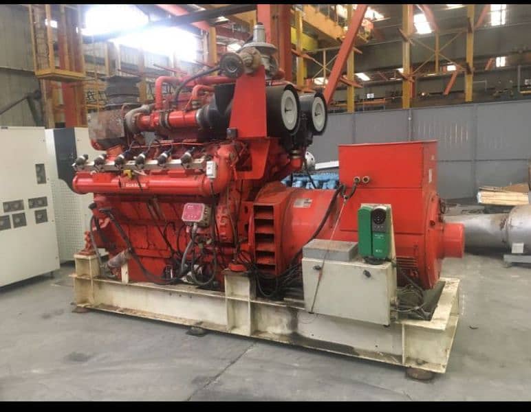 500kw 550kw Guascor SFGLD360 Waukesha L36GLD Gas Generator set 1