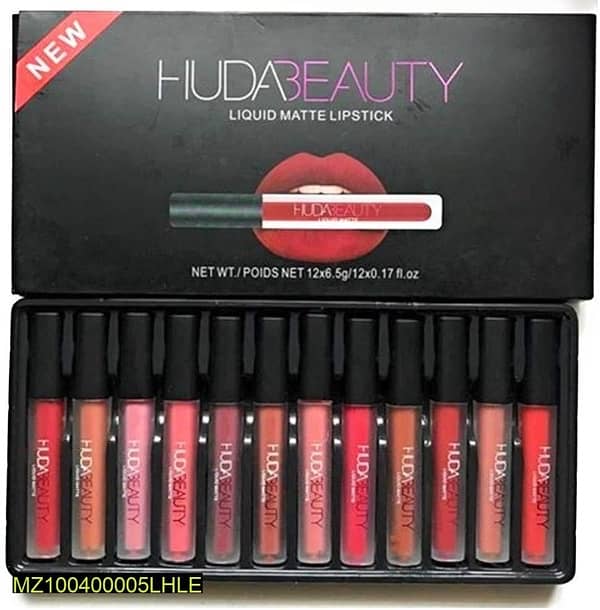 Matte Finish lipstick set Pack of 12 2