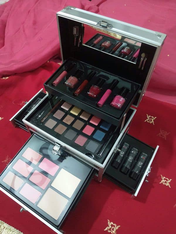 Makeup Box Silver Star New Multicolour 1