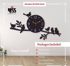 Sale Sale Sale Stylish Birds Wall clock