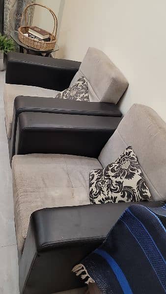 7 seater sofa set grey color 1