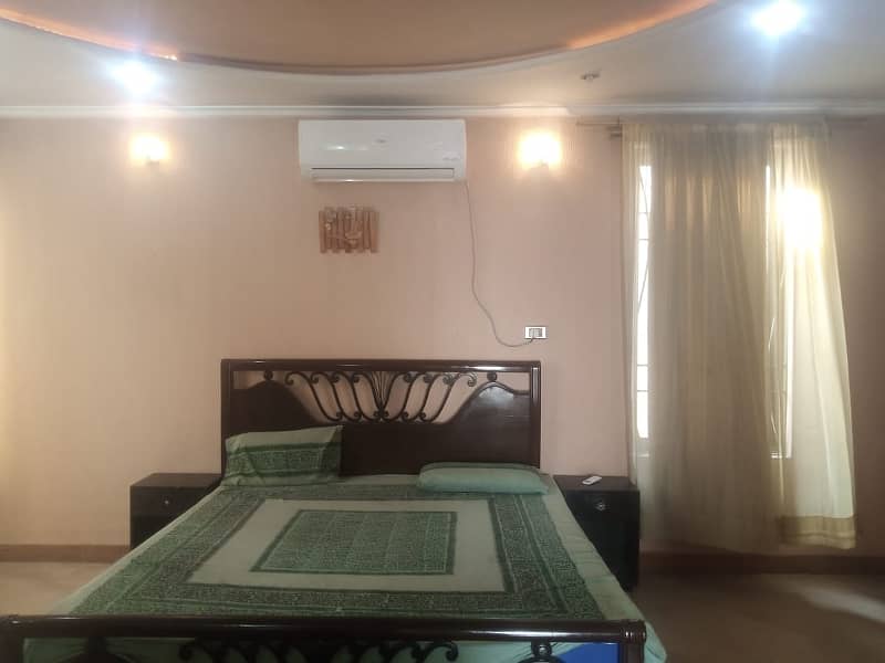 Semi Furnished 01 Kanal Beautiful Upper Portion Lower Portion Locked Available For Rent 0