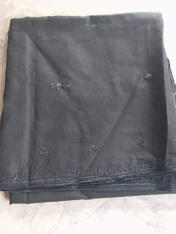 Black colour shawl(fabric cotton) new condition 3