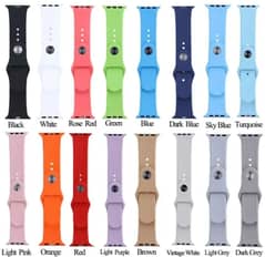 Premuim Quality Silicon Strap for all Smart Watches_ 300 plus Dc