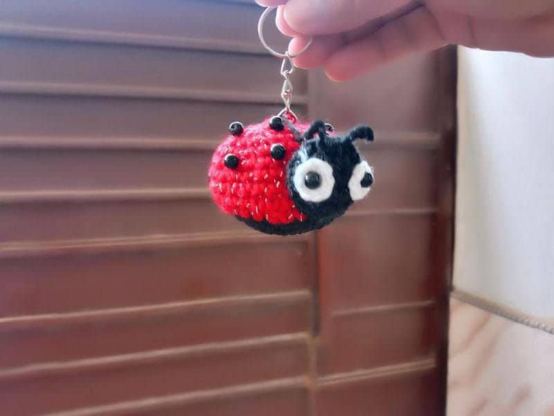 hand made knitted key chains 4