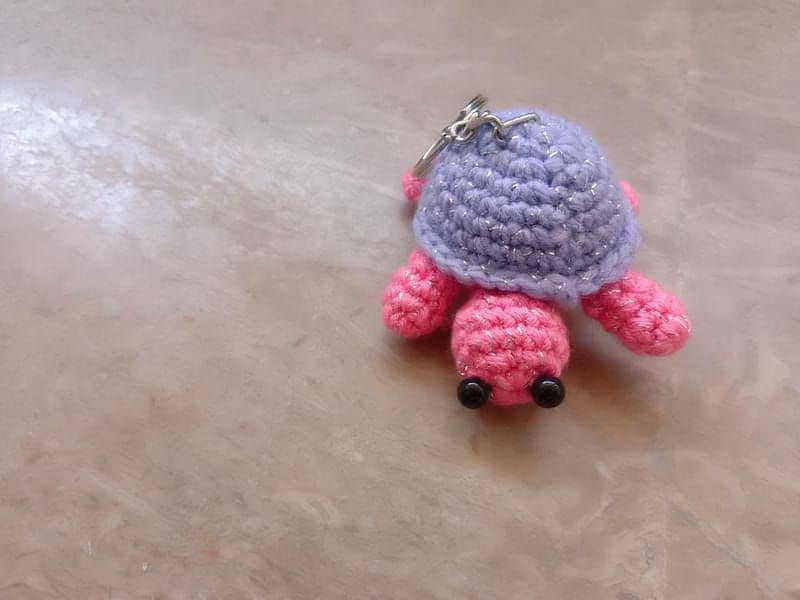 hand made knitted key chains 10