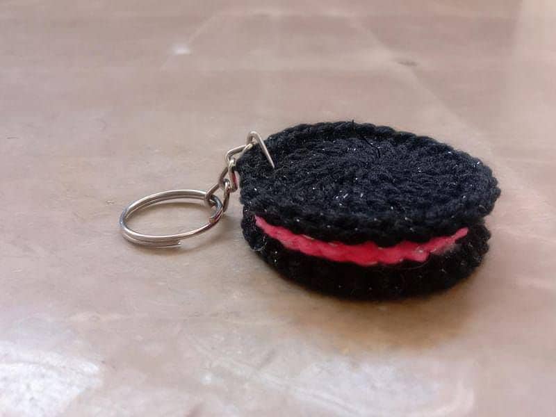 hand made knitted key chains 14