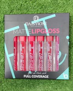 High pigmented lip gloss pack of 6. 0