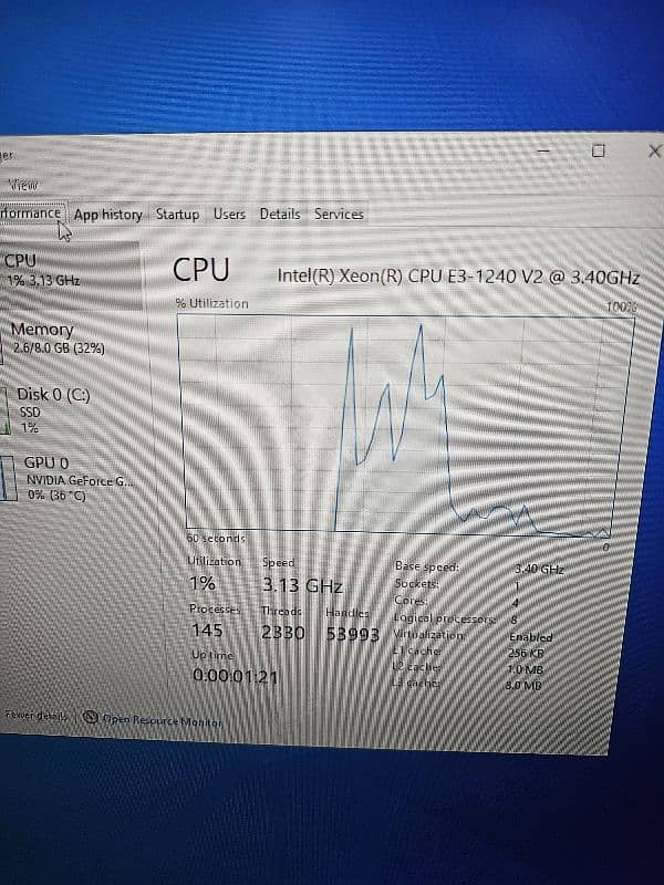 Intel Xeon E3-1240 V2 with mobo ram and SSad 1