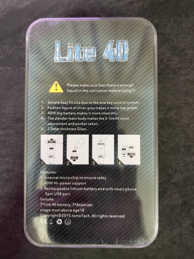 Vape Jomo lite 40w Mod Starter Kit Pod 2