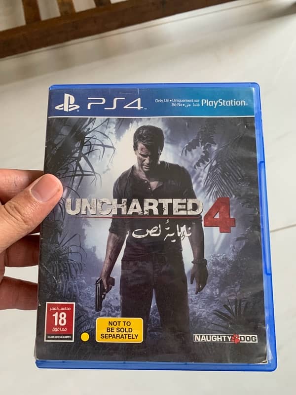 ps4 games in very good condition nfs heat or unchated 4 0