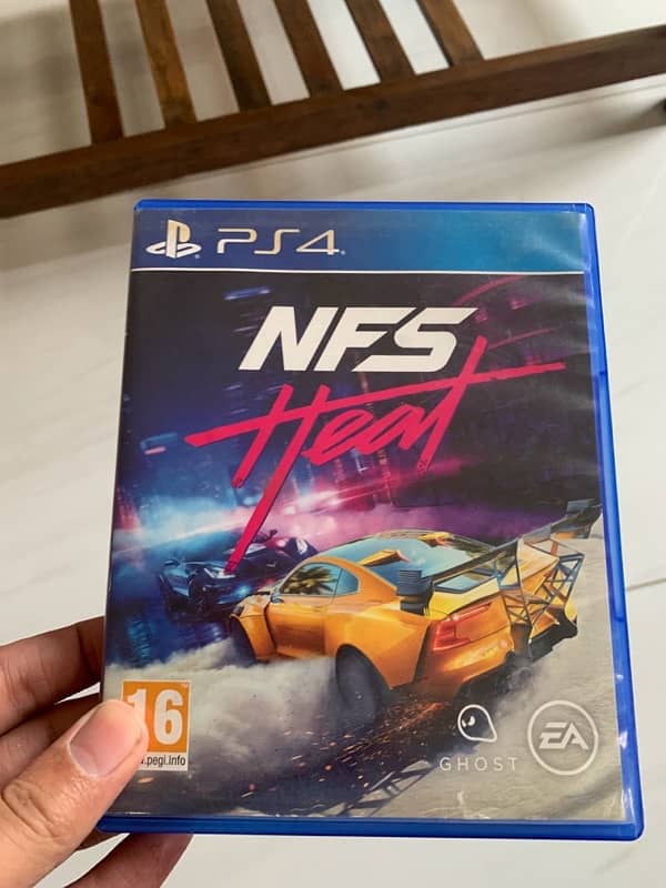 ps4 games in very good condition nfs heat or unchated 4 2