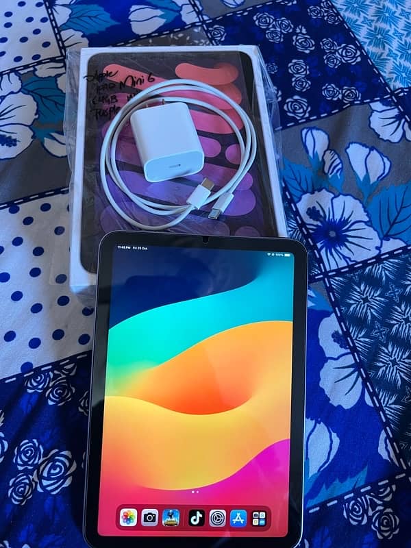 apple ipad mini6 64 gb purple colour 1