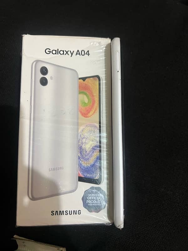 Samsung a04 first used 4/64 with genuine charger with box 0