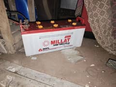 millat battery for sale 12v 126ah 0