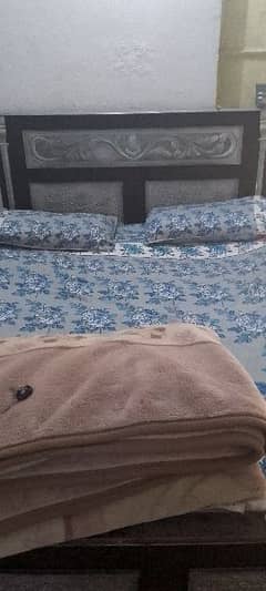 sale double bed with foam 0